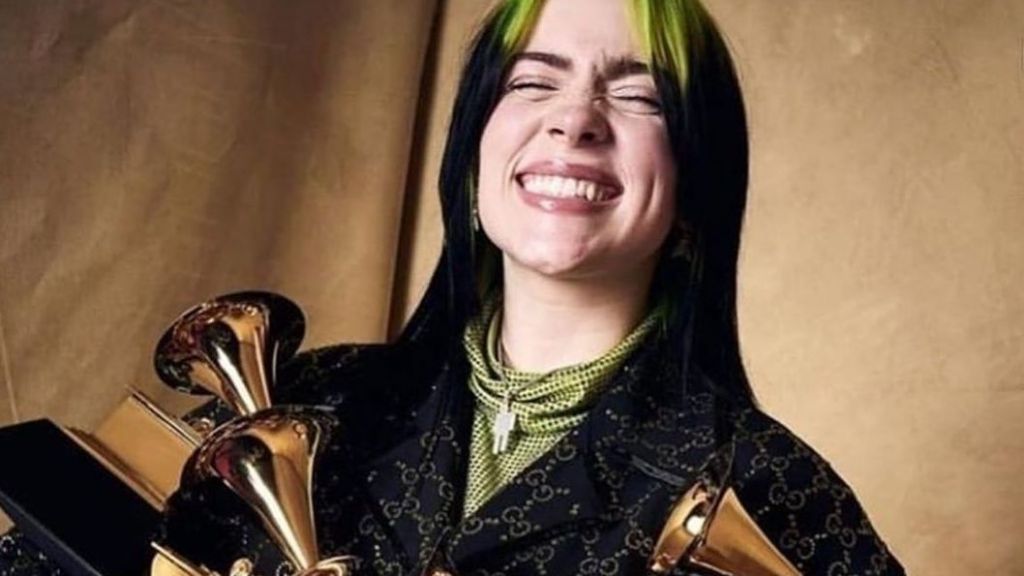 Keren! Billie Eilish Boyong Empat Piala Utama Grammy  Awards