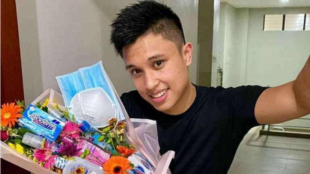 Unik! Pria Asal Filipina Ini Bikin Buket Bunga Valentine Anti Virus Corona