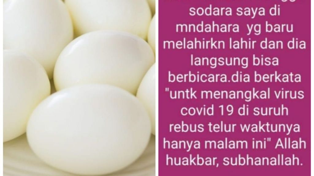 Viral! Kabar Bayi Baru Lahir Langsung Bicara soal Makan Telur Rebus Bisa Tangkal Virus Corona, Warganet: Itu Hoax