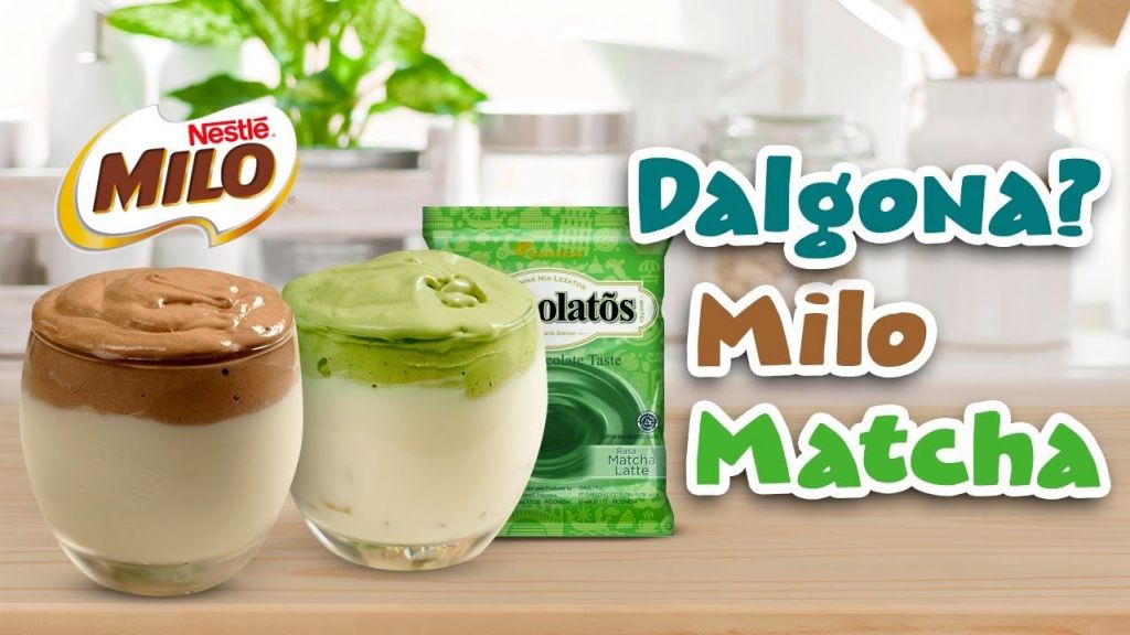 Setelah Viral Dalgona Coffee, Kini Hadir Dalgona Milo dan Matcha! Begini Cara Buatnya!