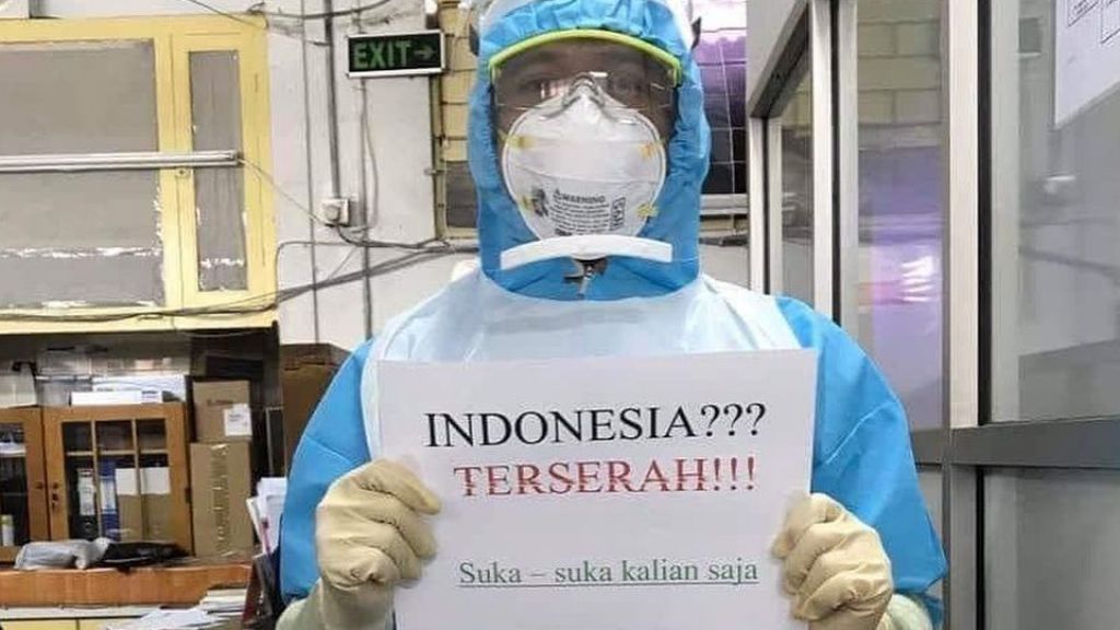 Viral Tagar 'Indonesia Terserah' Makin Menjamur di Tengah PSBB, Begini Tanggapan Pemerintah ...