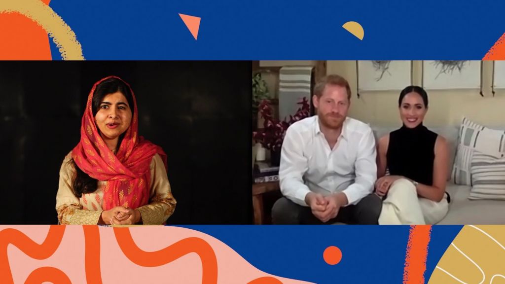 Aktivis Pendidikan Malala Yousafzai Nge-Youtube Bareng Pangeran Harry dan Meghan Markle
