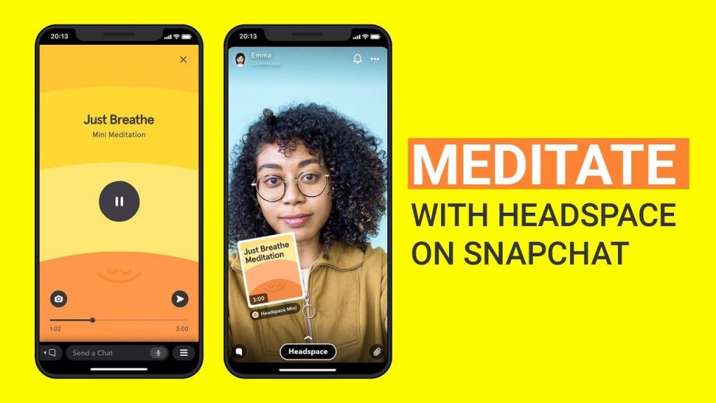 Kini Meditasi Online Mudah dengan Aplikasi Snapchat