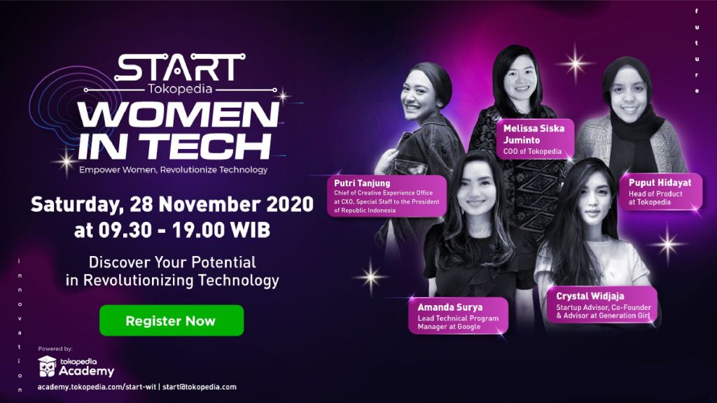 Tokopedia Gelar Acara START Summit Extension Women in Tech, Kaum Hawa Merapat Yuk!