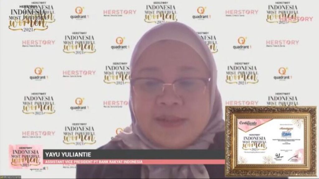 Terima Penghargaan Indonesia Most Powerful Women 2021, Direktur Konsumer BRI Berharap Bisa Fasilitasi UMKM untuk Go Global