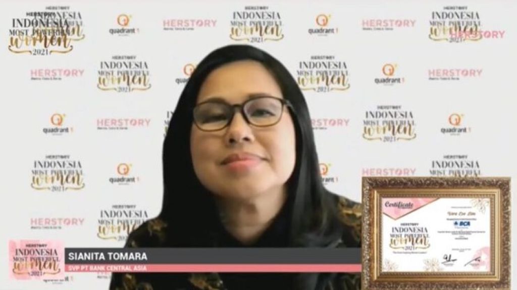 Raih Penghargaan Indonesia Most Powerful Women 2021, PT Bank Central Asia Gunakan Prinsip Kesetaraan Gender untuk Menjalankan Roda Kebijakan