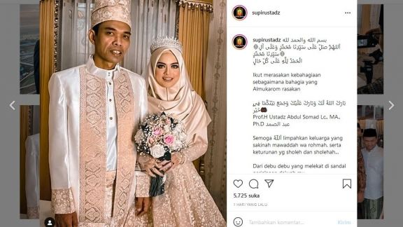 Lika-liku Perjalanan Cinta Ustaz Abdul Somad: Ceraikan Istri Pertama, Diisukan Dekat dengan Ayana Moon, hingga Nikahi Gadi Belia!
