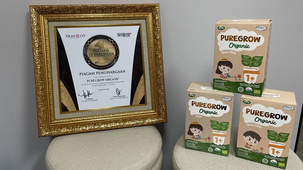 Puregrow Organic, Susu Organik Pertama di Indonesia untuk Pertumbuhan Si Kecil