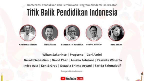 Akademi Edukreator 2021 Resmi Dibuka, Ini Pesan Nadiem Makarim untuk Guru di Indonesia!