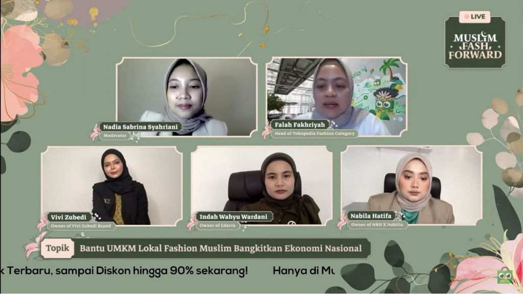 Fesyen Muslim Kian Diminati, Tokopedia Gelar 'Muslim Fash Forward' untuk Lokal Go Internasional Melalui Penggiat UMKM