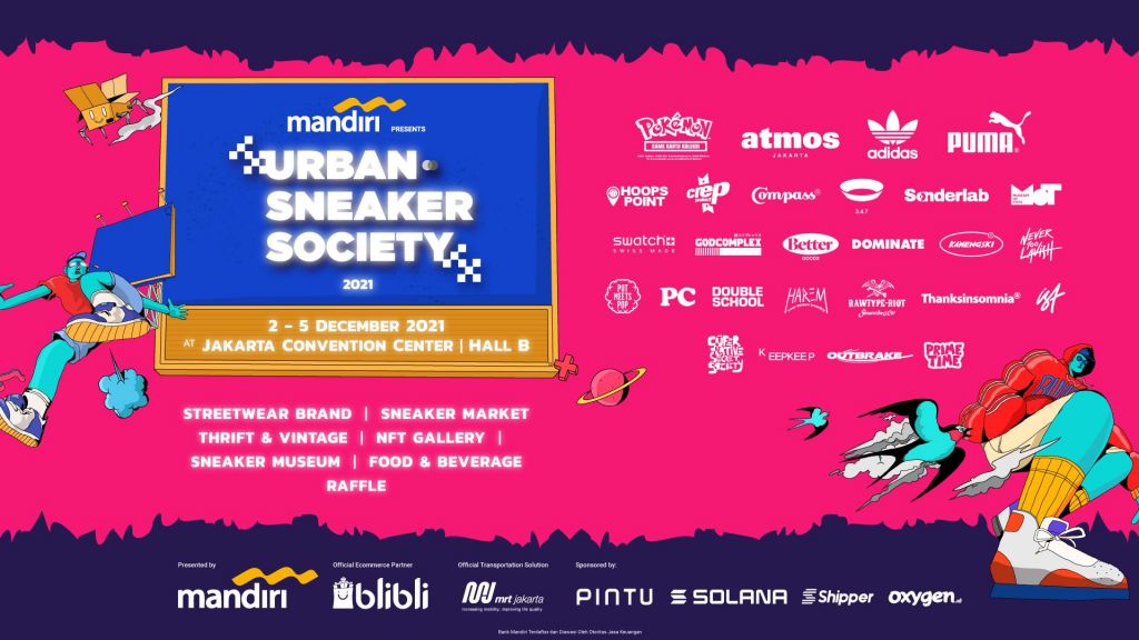 Yeay! Urban Sneaker Society 2021 Bakal Diselenggarakan Offline, Cuss Datang Yuk Beauty