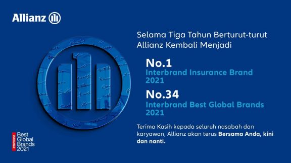 Dinobatkan Sebagai ‘Best Insurance Brand’, Allianz Berhasil Jadi Merek Asuransi Paling Bernilai di Dunia