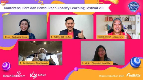 Kembangkan Bakat dengan ReSkills Charity Learning Festival 2.0: Berdayakan Masyarakat bersama Generasi Muda