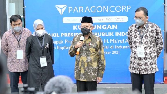 Keren! Menangkan Penghargaan IHYA, Wakil Presiden RI Kunjungi Pabrik Paragon untuk Apresiasi Industri Halal