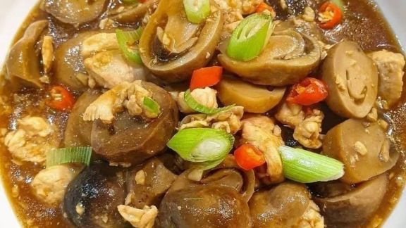 Resep Ayam Cah Jamur Ala Seafood Kaki Lima, Hidangan Lezat Keluarga