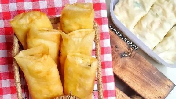 Trik Camilan MPASI Lumpia Tahu, Murah Meriah Banget