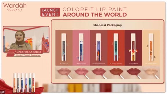 Terinspirasi dari Karakter Wanita Inovatif, Wardah Luncurkan Colorfit Last All Day Lip Paint Limited Edition Around the World