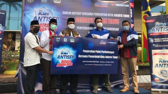 Ajak Masyarakat Hidup Sehat dan Bersih, SoKlin Antisep Gandeng Pemkot Jakarta Timur Bersatu Lawan Virus