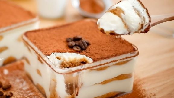 Yummy, Resep Tiramisu Dessert Box Ala Bitter Sweet, Lembut dan Lumer Dimulut!