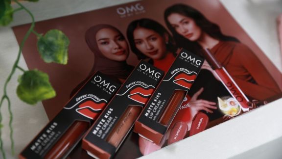Rayakan First Anniversary, OMG Luncurkan Special Coffee Edition Oh My Glam Matte Kiss Lip Cream