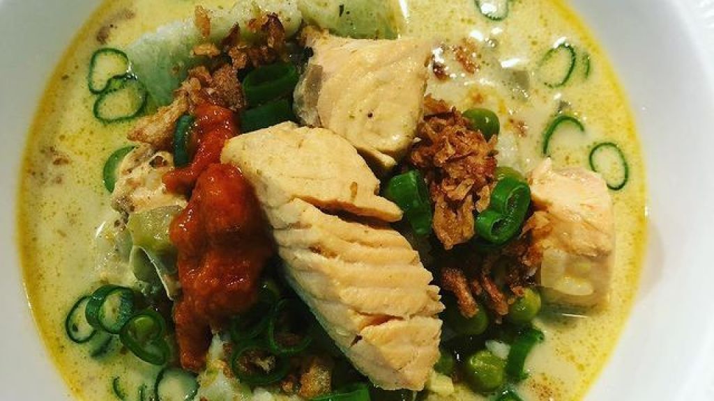 Cara Bikin Opor Salmon Campur Telur, Tinggi Kandungan Prohe Dijamin Bisa Bantu Cegah Stunting Pada Anak