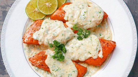 Resep Salmon Saus Creamy, Makanan yang Baik untuk Kesehatan Jantung