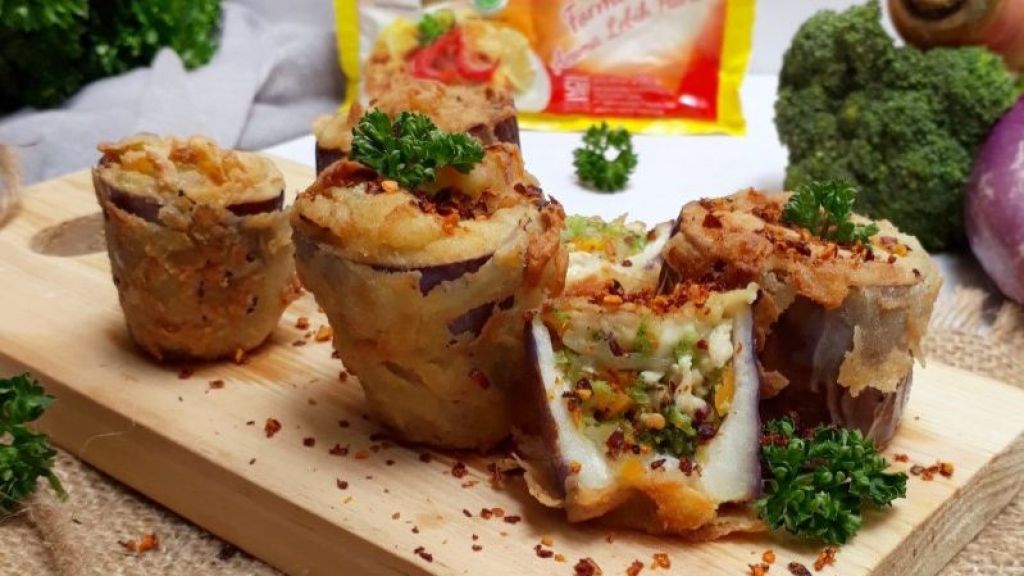 Resep Terong Isi Ayam, Mudah Dibuat, Ekonomis Hanya 3 Bahan Aja!