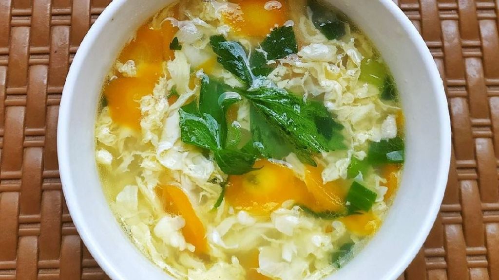 Resep Sup Telur Jagung, Cocok untuk Kamu yang Sedang Flu