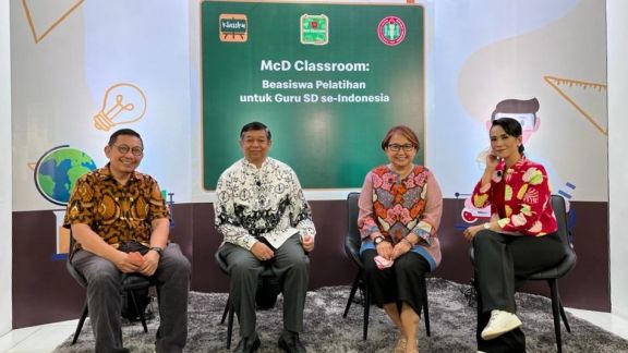 McDonald dan PGRI Kerja Sama dalam Memberikan Beasiswa Pelatihan Guru SD, Ketua PB PGRI: Jangan Takut Sama Matematika, Fisika, dan Kimia