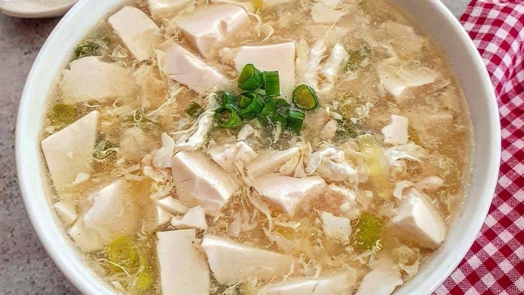 Resep Sup Tofu Ayam, Menu Makan Malam yang Bikin Tubuh Hangat