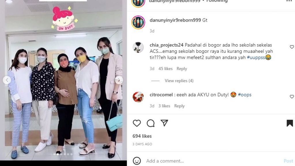 Keponakan Syahrini Satu Sekolah dengan Rafathar, Netizen Curiga Ingin