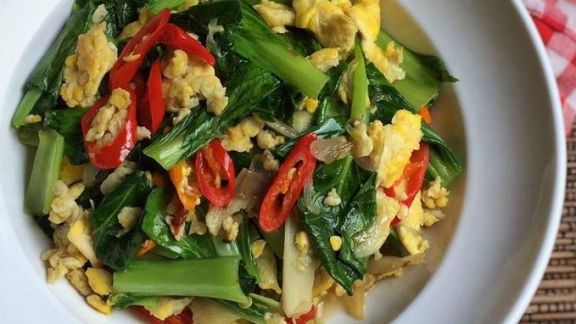 Resep Pokcoy Cah Telur, Menu Sayur Simpel untuk Makan Keluarga