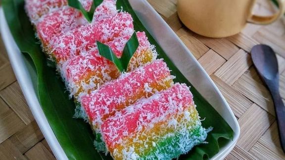 Resep Lapis Singkong Pelangi Jajanan Basah Yang Bikin Nagih