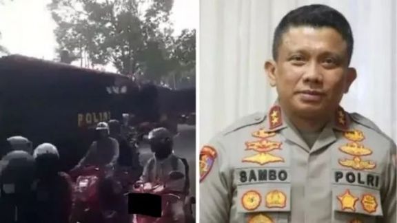 Tercoreng Sudah Nama Kepolisian, Viral Video Iringan Mobil Polisi Diteriaki Para Warga dengan Memalukan: Sambo... Sambo... Ferdy Sambo!!