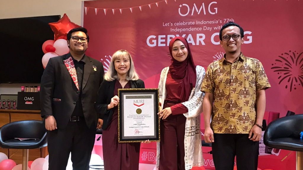 Gebyar OMG: Bagikan Produk Skincare di 1000 Titik, OMG Berhasil Pecahkan Rekor MURI