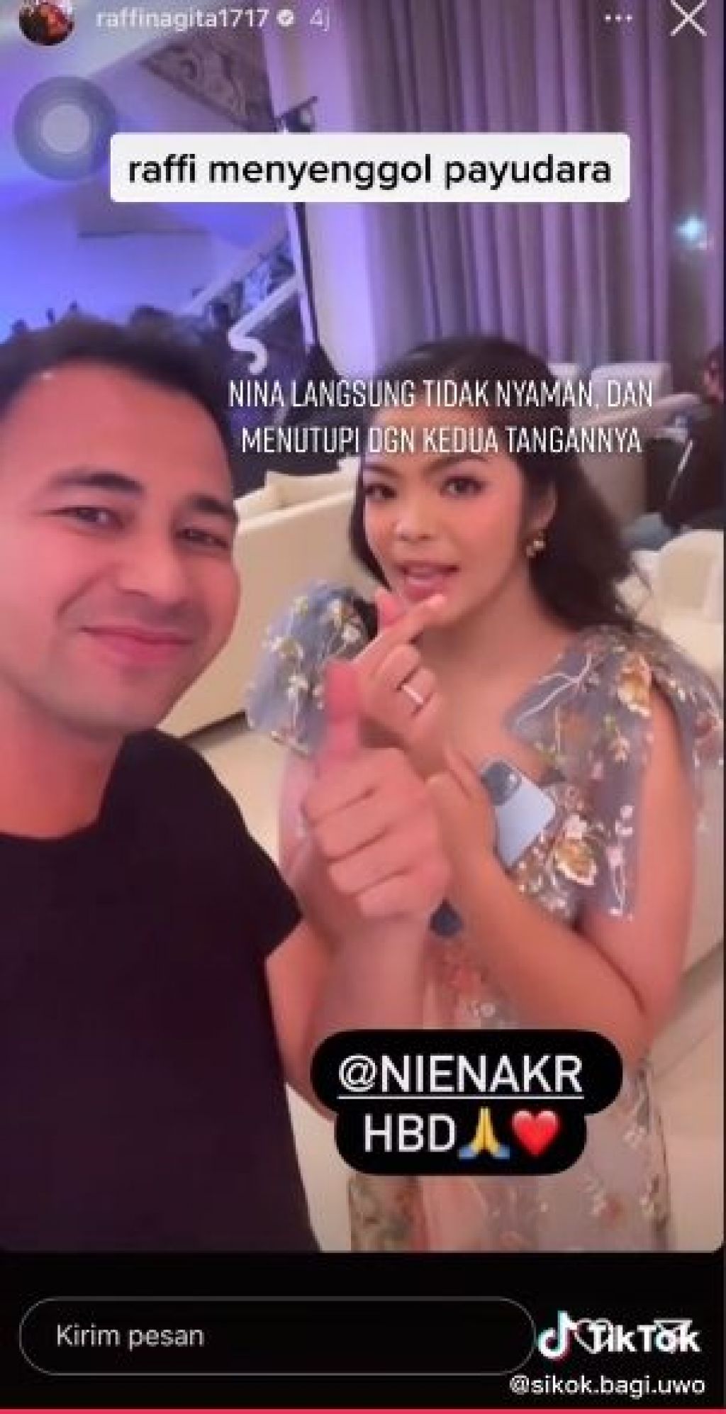 Heboh Viral Video Raffi Ahmad Senggol Payudara Wanita Ini Di Acara