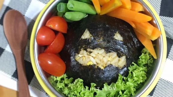 Trik Buat Bento Nasi Goreng untuk Bekal Anak Sekolah, Buatnya Simpel Banget Moms