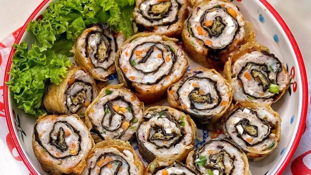 Resep Seafood Nori Gulung Kembang Tahu, Sajian Spesial untuk Akhir Pekan