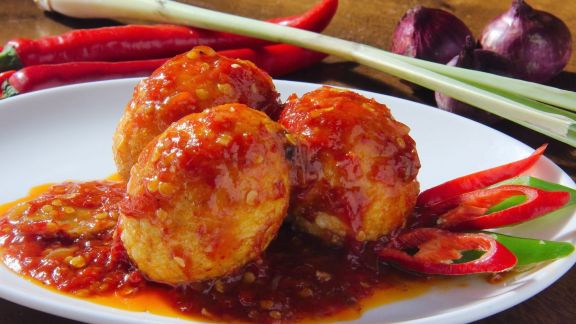 Resep Telur Saus Pedas, Menu Ekonomis, Bikin Kalap Nambah Nasi