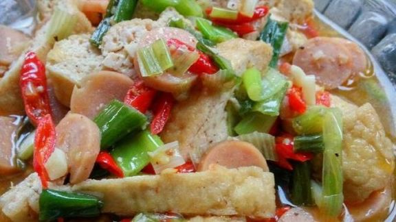 Resep Sosis Tahu Kuah, Cuma 5 Bahan, Praktis untuk Anak Kos