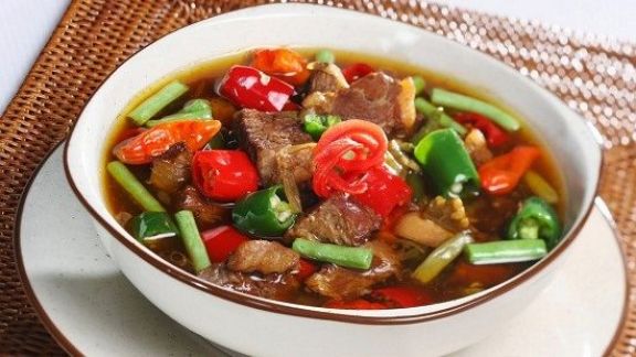 Resep Asem-Asem Buncis Daging, Kuahnya Seger, Sedap Banget