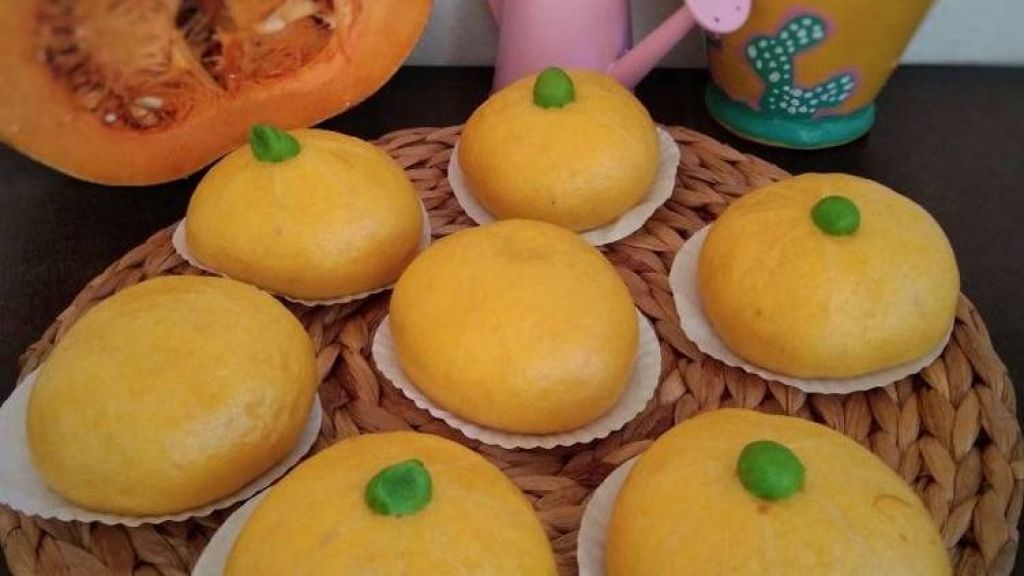 Resep Bakpao Labu Kuning Hasilnya Lembut Isiannya Manis Banget