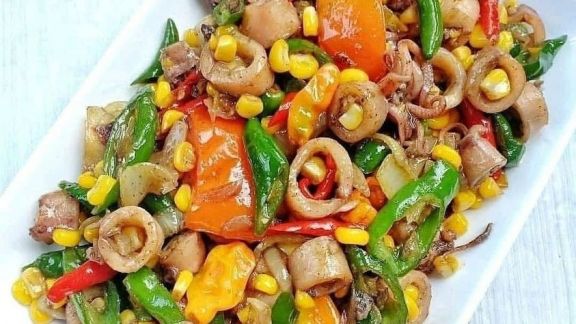 Resep Oseng Cumi Jagung Manis, Sajian Lezat Bikin Nambah Nasi