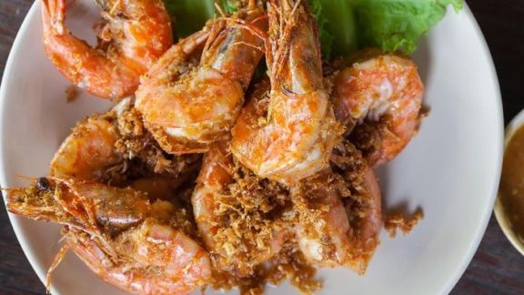 Resep Udang Bawang Goreng, Gurih, Wangi, Sajikan dengan Sambal