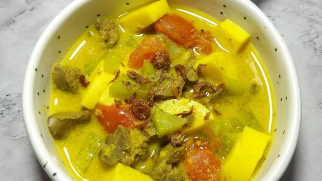 Resep Sayur Santan Hati Ayam, Sajikan dengan Nasi Hangat untuk Makan Siang Kecil