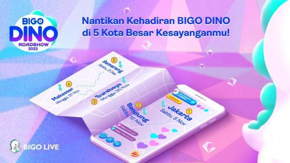 BIGO Giant Dino World Tour Bakal Hadir di Indonesia, Intip Jadwal Turnya di 5 Kota Besar Kesayanganmu, Cek di Sini Beauty!