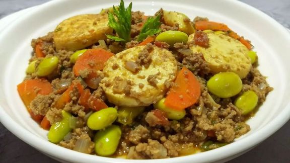 Cara Bikin Tumis Tofu Daging Saus Tiram Super Endul, Nafsu Makan Anak Dijamin Naik