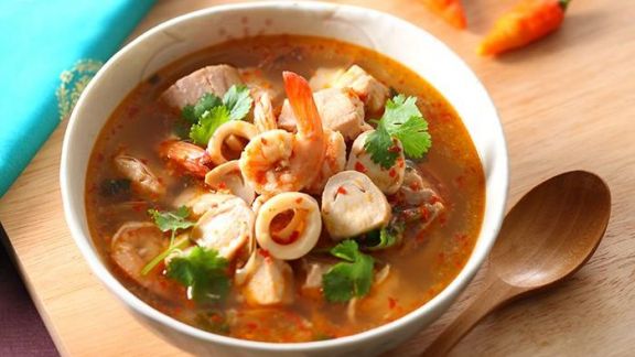 Resep Sup Tomyam, Kuahnya Asam Segar, Sajikan Selagi Hangat