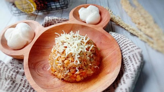 Resep Nasi Goreng Telur Keju, MPASI Simpel Penyelamat di Saat Mager