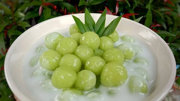 Cara Bikin Bubur Candil Ubi Pandan, Wangi, Kenyal dan Lembut dalam Mulut